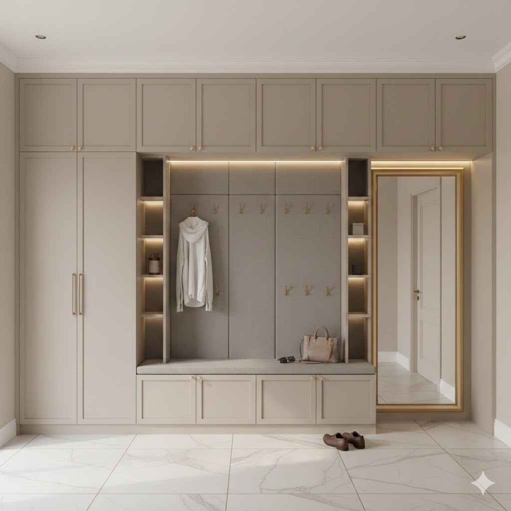 Vestiyer Yüklük Modelleri (Hem Şık Hem Fazla Eşya Saklayan Vestiyerler)