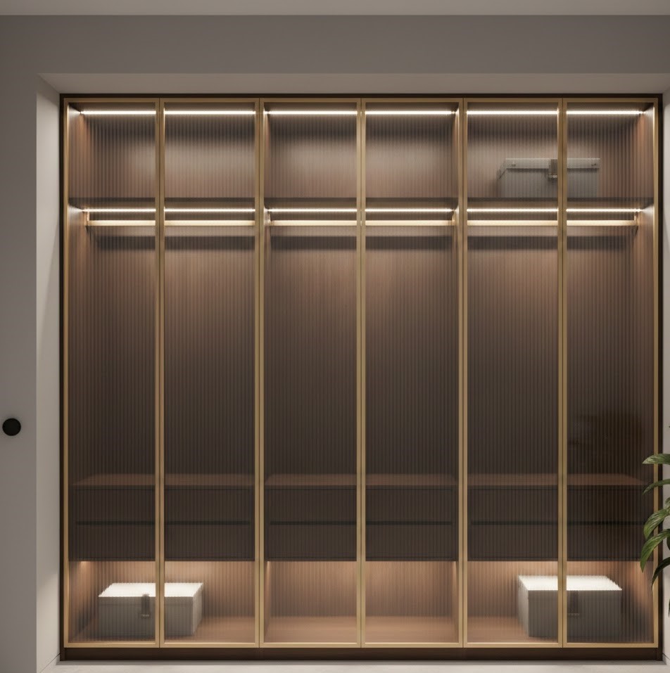 Camlı Vestiyer Modelleri: Antrenizde Modern ve Şeffaf Bir Dokunuş - Görsel 3