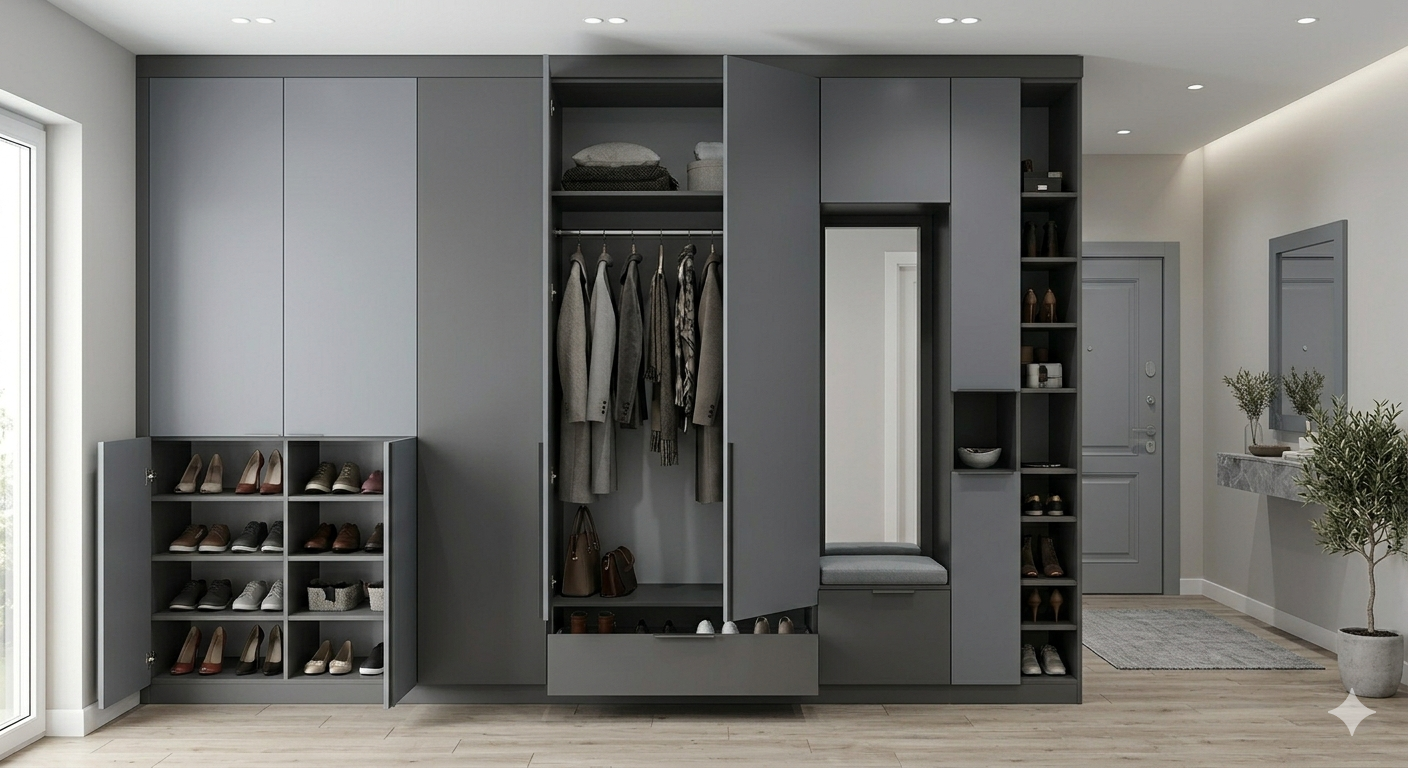 Kullanışlı Vestiyer Modelleri: Antrenizde Düzen ve Şıklığın Sırları - Görsel 1