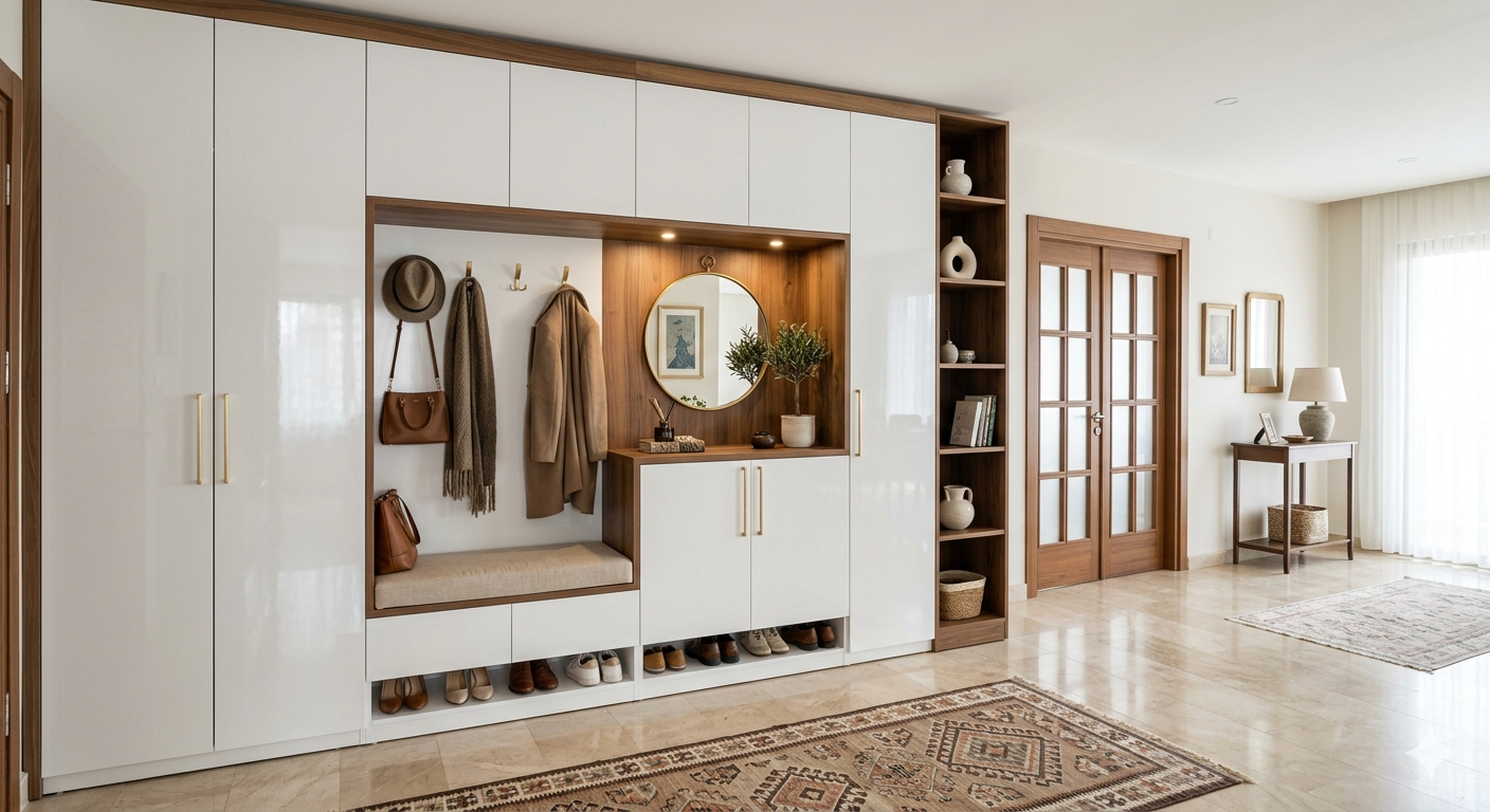 Akrilik Kapak Vestiyer Modelleri: Antrenizde Cam Parlaklığı ve Modern Lüks - Görsel 2