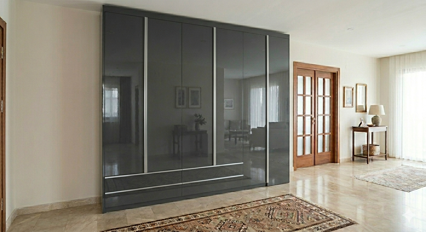 Akrilik Kapak Vestiyer Modelleri: Antrenizde Cam Parlaklığı ve Modern Lüks - Görsel 3