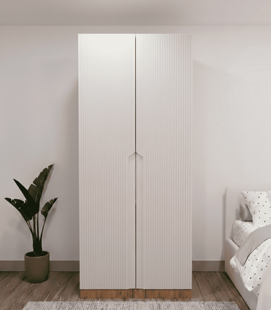 2 Kapaklı 2 Çekmeceli Gardırop