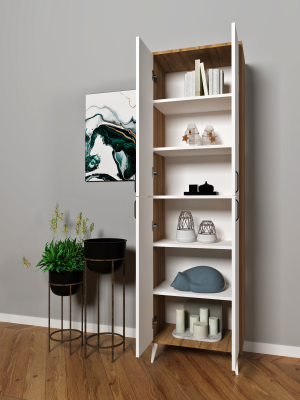 2 Kapaklı 8 Bölmeli Çok Amaçlı Dolap - Görsel 3