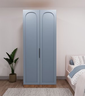 2 Kapaklı Ahşap Dolap