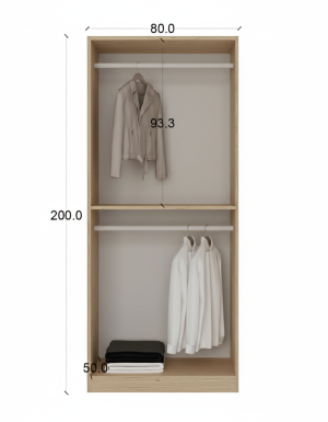 2 Kapaklı Geniş Dolap - Görsel 13