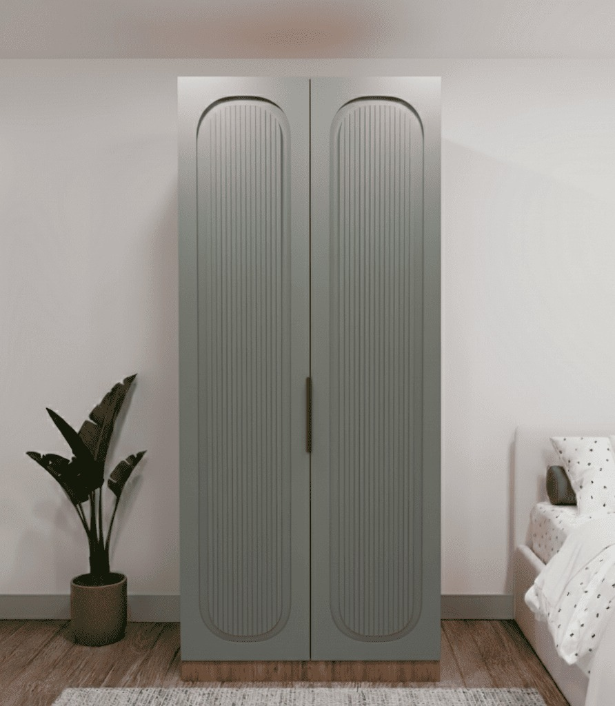 2 Kapılı Gardrop Ceviz Çekmeceli