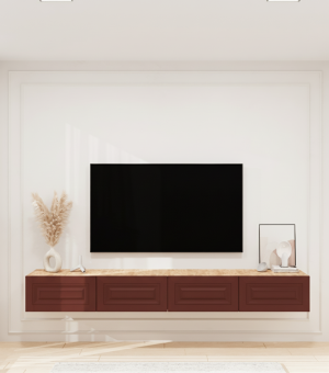 240 Cm Tv Sehpası Kiremit Kırmızı - Görsel 1