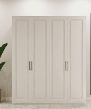 4 Kapaklı 2 Çekmeceli Gardırop