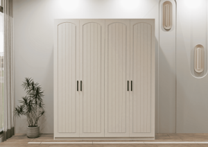 4 Kapaklı MDF Gardırop - Görsel 2