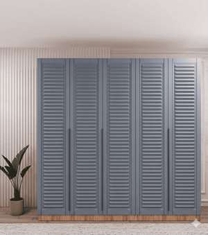 5 Kapaklı Elbise Dolabı - Görsel 1