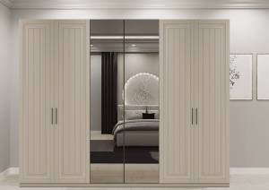 6 Kapaklı Mdf Gardırop - Görsel 2