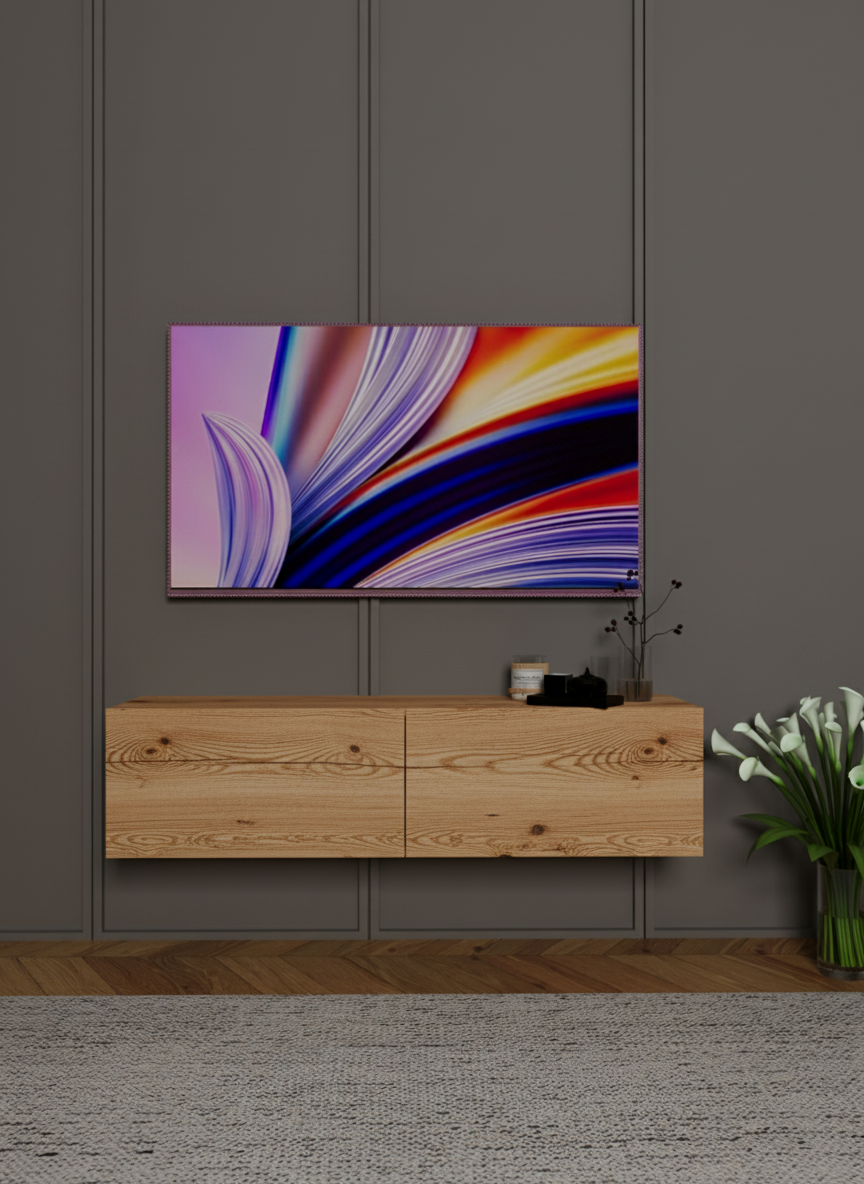 Atlantik Çam Tv Ünitesi 120 Cm - TV Ünitesi - Sehpası
