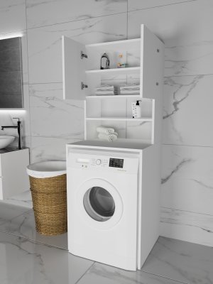 Banyo Çamaşır Makinesi Dolabı - Görsel 2