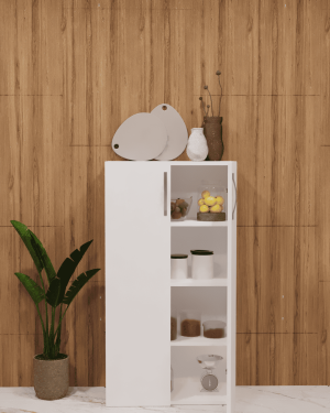 Beyaz Çok Amaçlı Dolap Raflı - Görsel 2