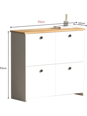 Beyaz Mutfak Çok Amaçlı Dolap Kapaklı - Görsel 3