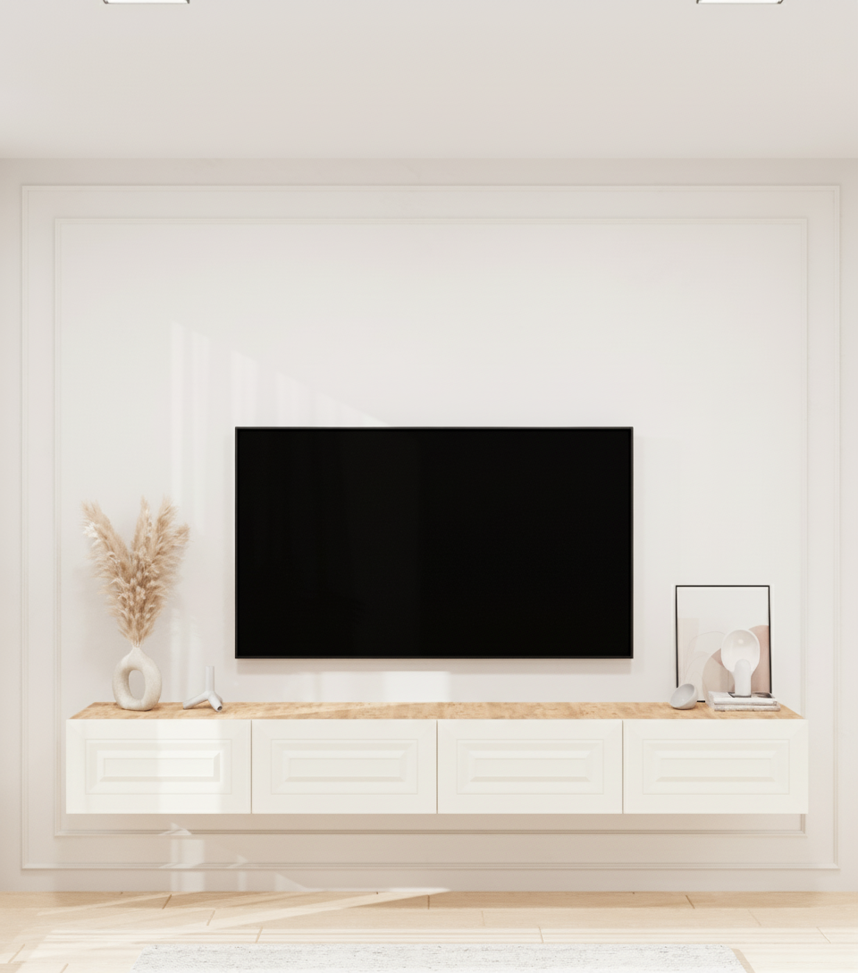 Beyaz Tv Ünitesi - TV Ünitesi - Sehpası