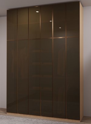 Cam Kapaklı Elbise Dolabı - Görsel 2