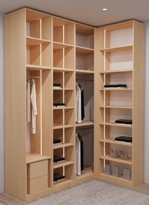 Cam Kapaklı Giysi Dolabı - Görsel 2