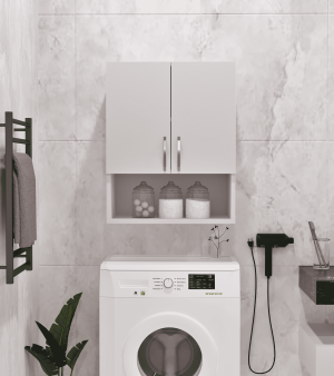 Çamaşır Makinesi Üstü Dolap