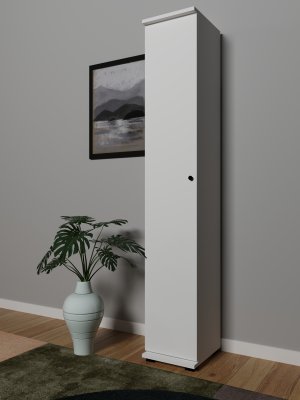 Çok Amaçlı Banyo Dolabı Tek Kapaklı - Görsel 2