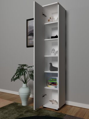 Çok Amaçlı Banyo Dolabı Tek Kapaklı - Görsel 3