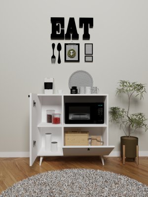 Çok Amaçlı Mikrodalga Dolabı Mini Fırın - Görsel 2