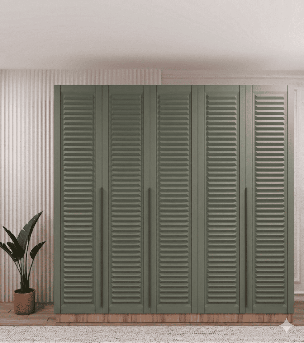 Gardırop 5 Kapaklı Yeşil