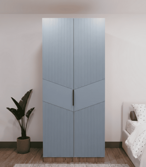 İki Kapaklı Askılı Çekmeceli Dolap