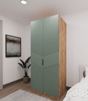 İki Kapaklı Mdf Dolap - Görsel 2