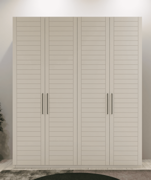 Komple MDF Gardırop Beyaz - Görsel 1