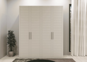 Komple MDF Gardırop Beyaz - Görsel 2