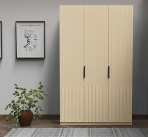 Komple Mdf Gardrop 3 Membran Kapaklı - Görsel 1
