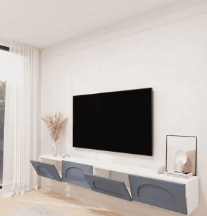 Mavi Beyaz Tv Ünitesi - Görsel 2