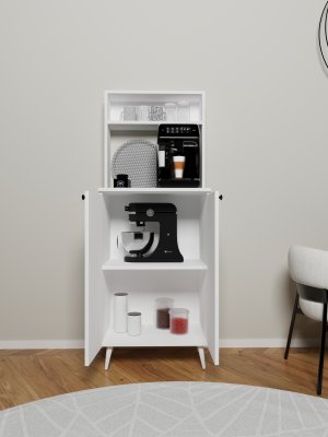 Mutfak Küçük Kahve Köşesi Dolaplı - Görsel 2